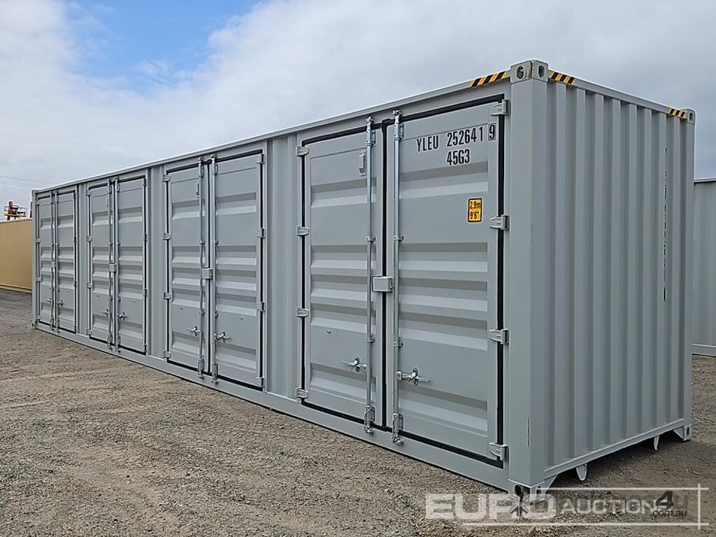 Used 2026 2026 40HQ Storage Container One Side Multi-Door 4 Doors (1197979)