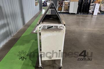 Wheeled Shelf With Safety Signage