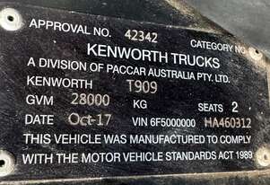 2017 KENWORTH T909 PRIME MOVER
