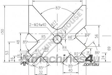 150mm Die Block Pressbrake Tooling DB150-4000 150mm Square x 4000mm Long Suits MetalMaster, Amada &