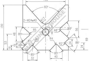 150mm Die Block Pressbrake Tooling DB150-4000 150mm Square x 4000mm Long Suits MetalMaster, Amada &