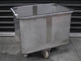 Stainless Steel Mobile Trolley Container - 210L Li - picture0' - Click to enlarge