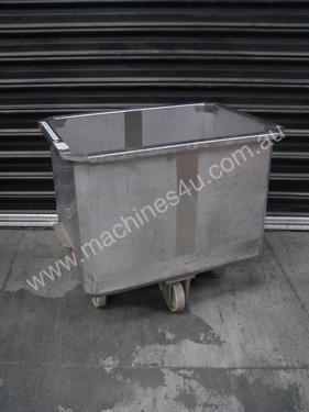 Stainless Steel Mobile Trolley Container - 210L Li