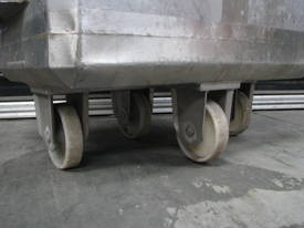 Stainless Steel Mobile Trolley Container - 210L Li - picture1' - Click to enlarge