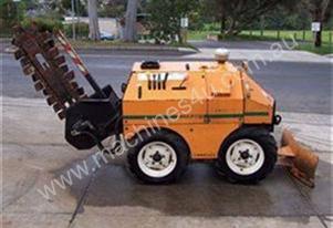 18 hp diesel powered trencher , 2cyl lister , 4 x 4 drive