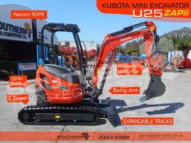 U25 ZAPII Excavator 2.2 Ton with Expandable tracks - picture1' - Click to enlarge