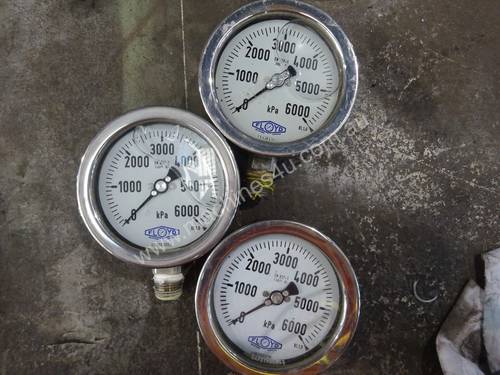 Various Pressure Gauges - Contact for price