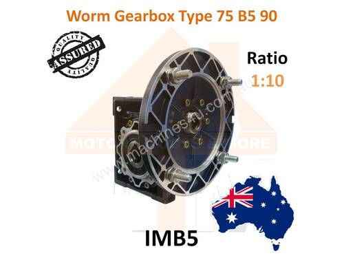 Worm Gearbox Type 75 1:10 B5 100 