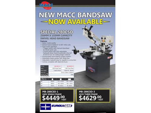 MACC BANDSAW SPECIAL 280CSO