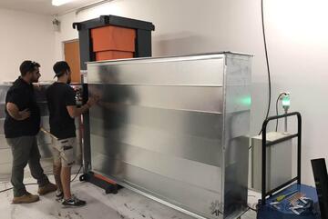 HVAC Vertical Duct Seam Closer 1000mm ~ 1550mm