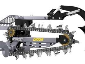 NEW DIGGA SKID STEER HYDRIVE XD TRENCHER - picture1' - Click to enlarge