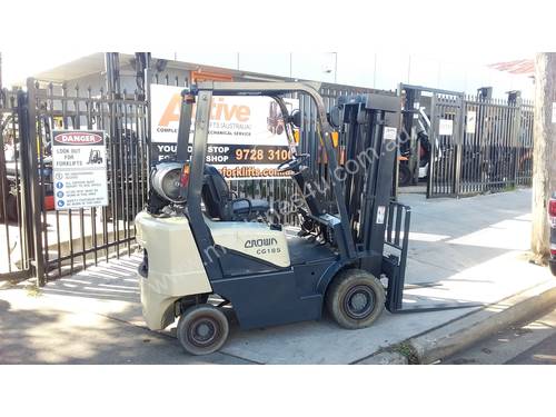 Crown Forklift 1.8 Ton 4500mm Lift Container Entry Mast