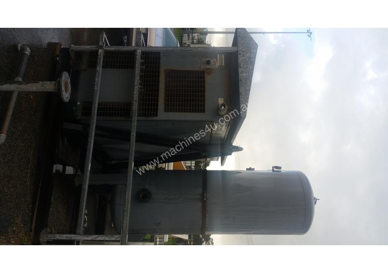 caption industrial air compressor