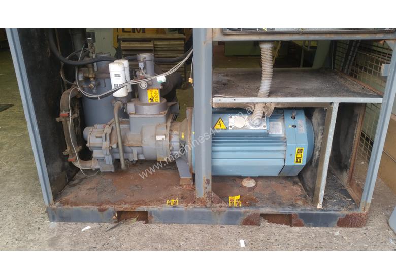 caption industrial air compressor