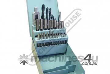 Metric HSS Hand Tap & Drill Set - 29 Piece M3-M12 Taps, 2.5-10.2 Drills