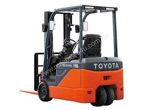 Toyota 1.0 - 2.0 Tonne 8FBE 3-Wheel Battery Forklift