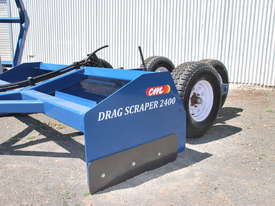 Trailing Drag Scraper 8' with cross level & walking beam axles - picture0' - Click to enlarge