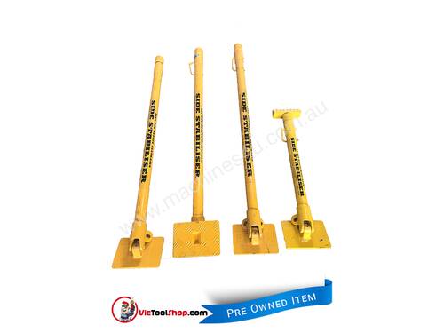 Fire and Rescue Side Stabiliser Props Heavy Duty 750kg Capacity Set of 4