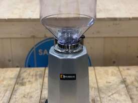 QUAMAR M80 ELECTRONIC SILVER ESPRESSO COFFEE GRINDER - picture1' - Click to enlarge