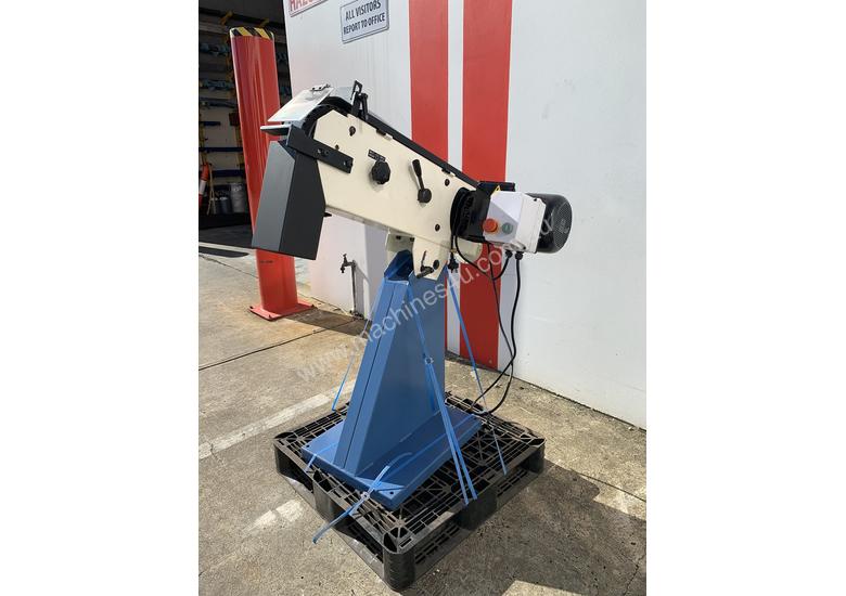 caption SHOWROOM DEMO 75mm I(ndustrial Belt Linisher - 240Volt Save $200's