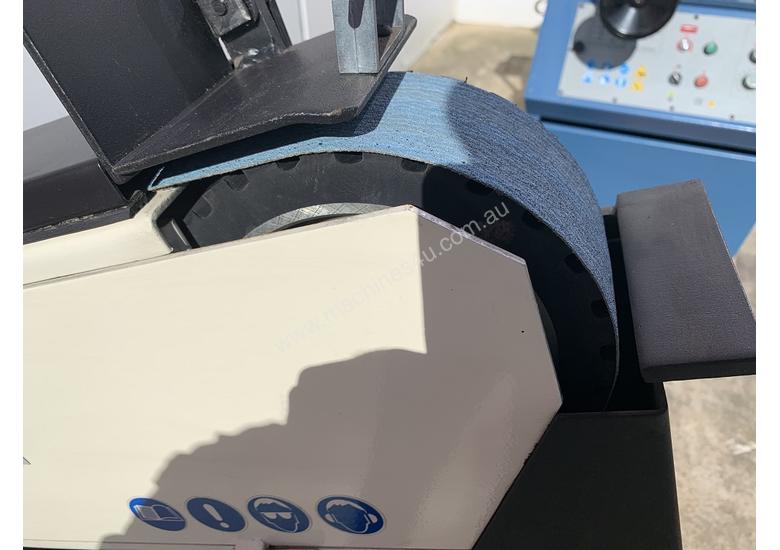 caption SHOWROOM DEMO 75mm I(ndustrial Belt Linisher - 240Volt Save $200's