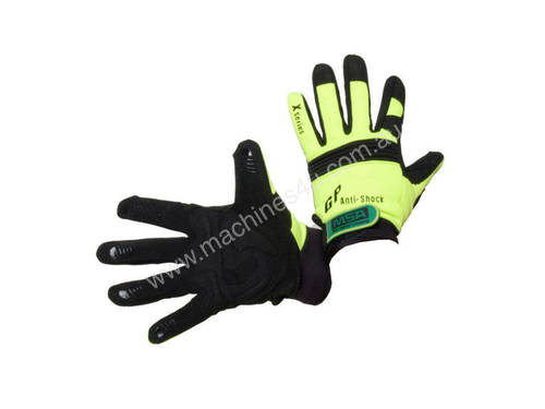 Gloves MSA Hi Viz Mechanics Anti-Vibration Work Gloves Trade Quality 1 x pair