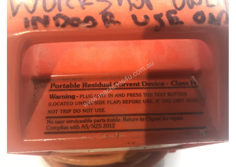 Used clipsal Clipsal Heavy Duty 4 Outlet with Safety Switch 485P4CB15