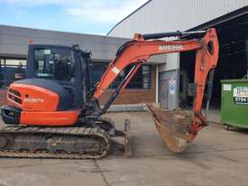 2013 KUBOTA KX057-4 WITH FULL CABIN, HITCH AND BUCKETS. 3090 HOURS - picture1' - Click to enlarge