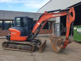 2013 KUBOTA KX057-4 WITH FULL CABIN, HITCH AND BUCKETS. 3090 HOURS - picture2' - Click to enlarge