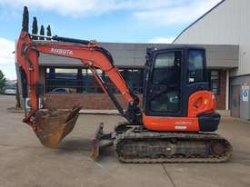 2013 KUBOTA KX057-4 WITH FULL CABIN, HITCH AND BUCKETS. 3090 HOURS - picture0' - Click to enlarge