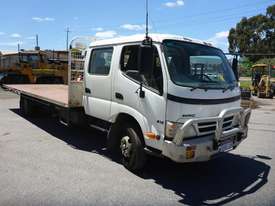 2010 Hino 300 4x2 Dual Cab Flat Bed Truck - picture0' - Click to enlarge