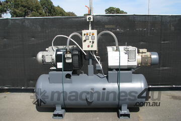 Large Twin Double Vacuum Pump Tank System - 750L Large Twin Double Vacuum Pump Tank System - 750L