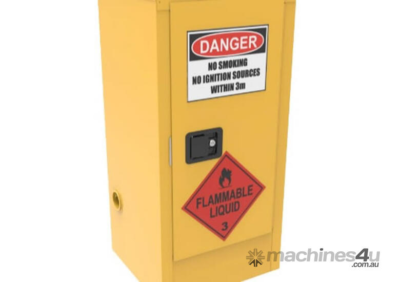caption Flammable Goods Storage