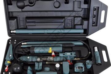 Hydraulic 10T Panel Beating Kit - 14 Piece PBK-10H 10 Tonne Ram - Range 322 ~ 452mm, 130mm Stroke