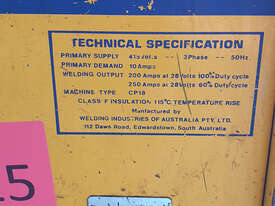 WIA MIG Welder 250 Amp Weldmatic Utility CP18 SWF W17 - picture1' - Click to enlarge