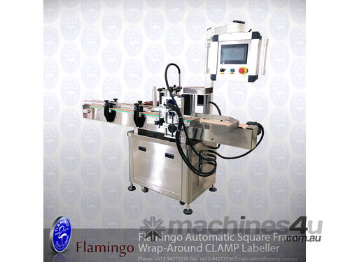 Bottle Labelling Machine Wrap-Around CLAMP Labeller