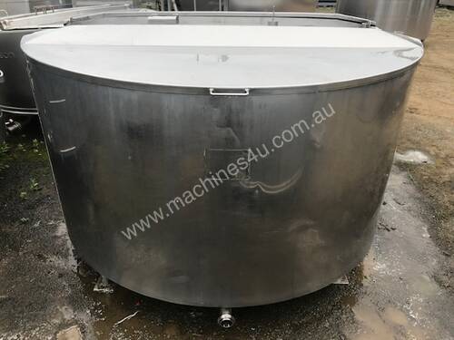 1,800ltr Dimple Jacketed Tank