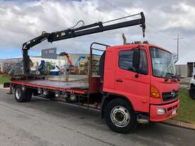 Truck Crane Truck Hino 8 Tonne 6.5 Metre Tray SN947 1CFI439 - picture0' - Click to enlarge