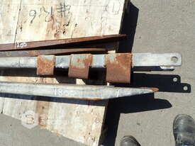 2 X 1800MM FORK EXTENSIONS & 2 X ODD FORKLIFT TYNES - picture2' - Click to enlarge