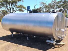 7,700lt STAINLESS STEEL TANK, MILK VAT - picture0' - Click to enlarge