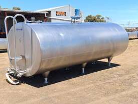 7,700lt STAINLESS STEEL TANK, MILK VAT - picture0' - Click to enlarge