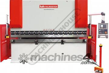 Hydraulic NC Pressbrake PB-70E 70T x 3200mm - Includes Laser Safety Guarding Estun NC-E21 Control 2-