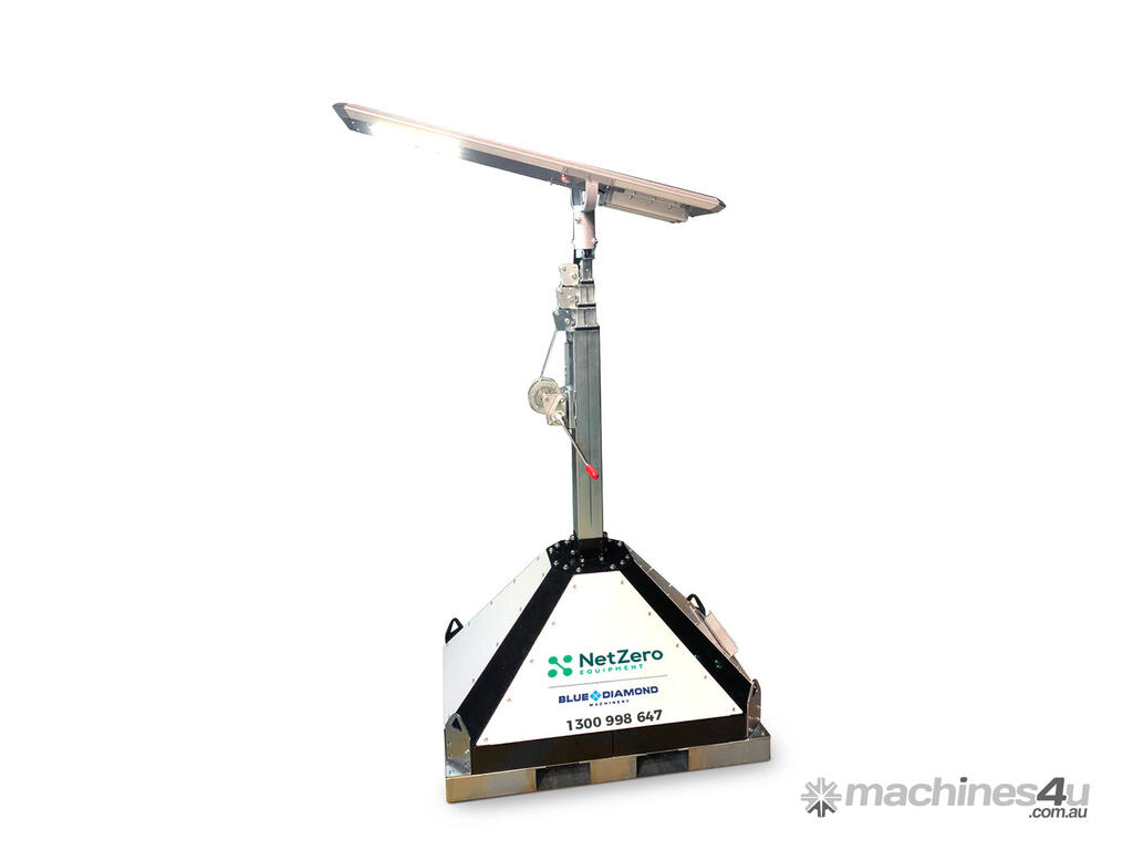 New blue diamond SStreet MultiLED Lighting Tower Solar Lighting Towers