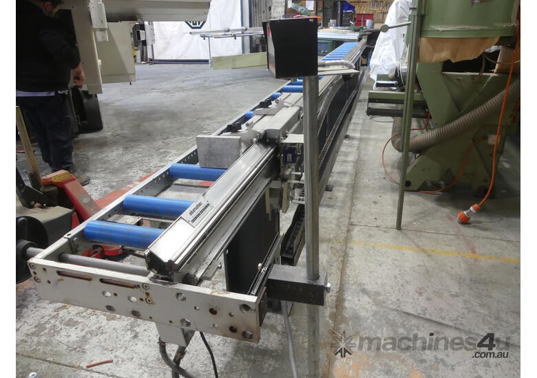 Used elumatec 6 metre conveyor Digital measuring stop Measuring System ...