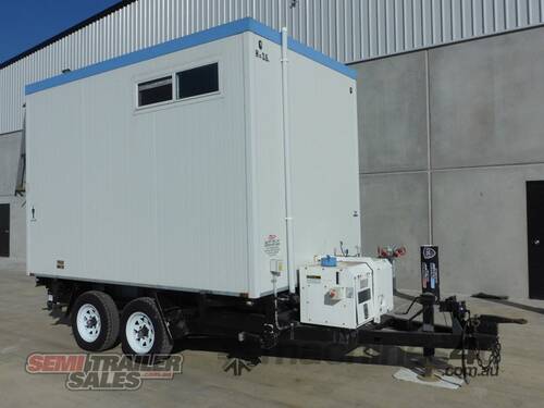 Custom Unique Portable Toilet Block Trailer