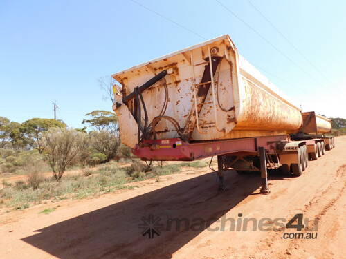 2008 ROADWEST TRANSPORT SIDE TIPPER TRAILER 