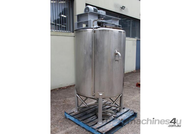 Used Not Specified Unknown 1000L Stainless Steel Mixing Tank Stainless ...