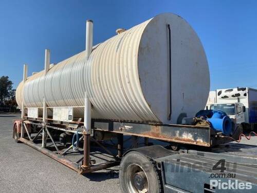 2009 THIES 8MWT LV Single Axle Water Tanker Trailer