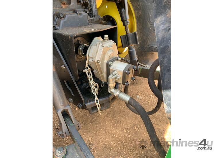 caption John Deere 5225 Tractor & Backhoe
