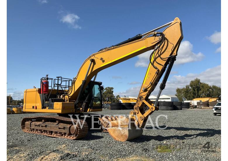 caption CAT 330-07 Mining Shovel Excavator